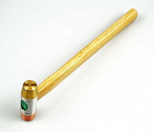 Vista 8 de SE Martillo intercambiable dual 5 en 1 - Cobre roscado, caras de latón - Martillo de armería de 9 pulgadas - 8355HH