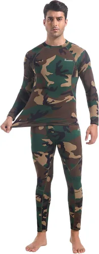 Vista 7 de romision 2 Pack Thermal Underwear for Men Long Johns Fleece Lined Hunting Gear Bottom Top Set Base Layer Cold Weather XS-4XL