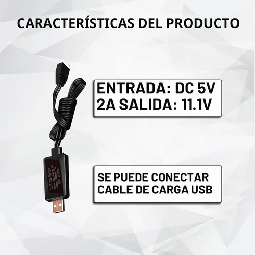 Vista 8 de 3S Lipo Batería 11.1V 360mAh Varios Enchufes Batería Recargable RC