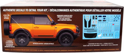 Vista 2 de Kit de modelo Skill 2 2021 Bronco First Edition 1/25 a escala de AMT AMT1343M