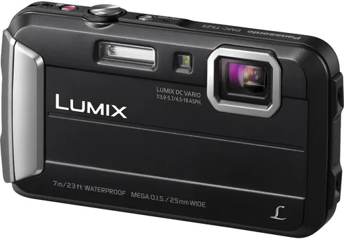 Vista 2 de Panasonic Lumix DMC-TS25K 16.1 MP Cámara digital resistente con zoom inteligente 8X (negro)