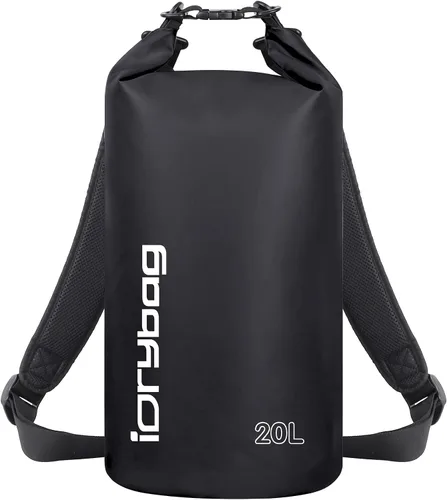 Vista 39 de IDRYBAG Bolsa seca para kayak impermeable 2L/5L/10L/15L/20L, pequeña bolsa impermeable para navegación