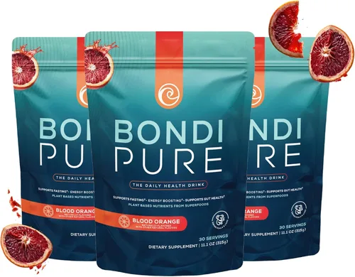 Vista 17 de Bondi Pure - Bebida diaria de salud y desintoxicación - Promueve la salud intestinal y el apoyo energético durante una limpieza o ayuno intermitente