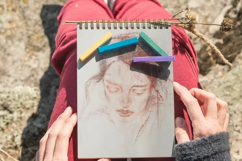 Vista 9 de Brusarth Juego de tizas pastel suaves no tóxicas para artistas profesionales, 48 colores pastel de tiza cuadrada para dibujar, mezclar, capas