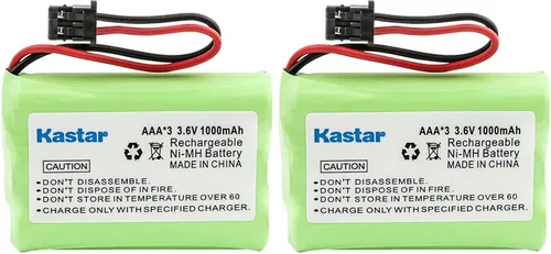 Vista 5 de Kastar Paquete de 1 batería de repuesto para Uniden BT-1001 BT1001 BT-1004 BT1004 BT-909 BT909 BBTY0483001 BBTY0507001 BBTY0566001 BBTY0616001