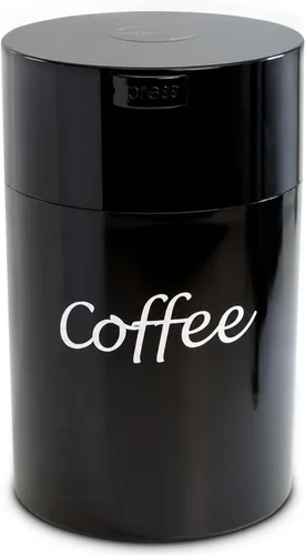 Vista 8 de Coffeevac 1 lb, recipiente sellado al vacío hermético patentado multiuso. Funciona como contenedor de café molido a prueba de olores. Tapa y cuerpo