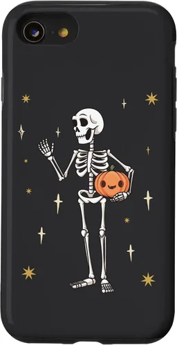 Vista 17 de Funda divertida de Halloween con diseño de esqueleto para iPhone 11