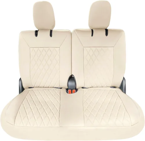 Vista 30 de FH Group Fundas de asiento de automóvil de ajuste personalizado específicamente hechas para Ford Explorer Base 2020-2024, fundas de asiento Negro