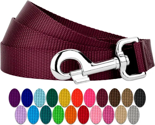 Vista 10 de Country Brook Petz - Correa para perro de nailon duradera de estilo tradicional de 1 pulgada con broche fácil de usar para razas pequeñas, medianas