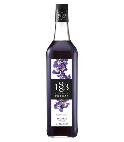 Vista 21 de 1883 Jarabe de Amaretto para bebidas, fabricado en Francia, botella de plástico de 1 litro