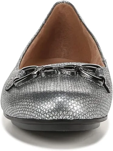 Vista 6 de Naturalizer Zapatos planos de ballet Maxwell-bit con detalle de cadena y punta redonda para mujer