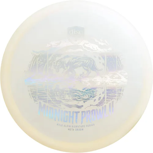 Vista 4 de Discmania Midnight Prowl 2 - Kyle Klein Signature Series Meta Origin Disc Golf Disco de rango medio (los colores variarán) (6.10-6.21 oz)