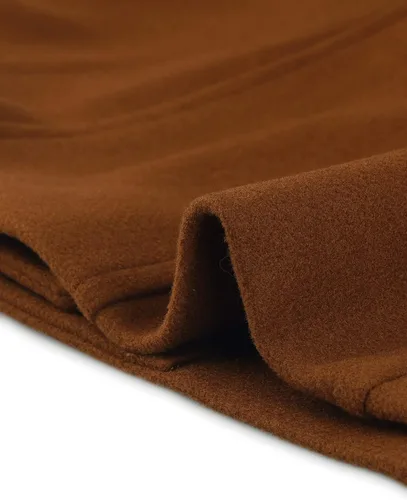 Vista 6 de Allegra K Abrigo largo con botones y cuello Peter Pan para mujer