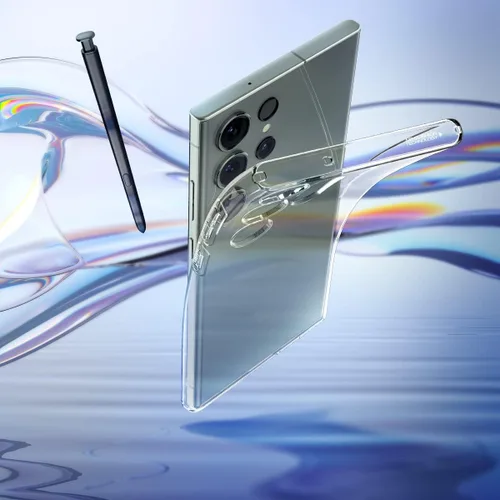 Vista 3 de Spigen Cristal líquido diseñado para Galaxy S23 Ultra (2023) [protección de grado militar] - Cristal transparente
