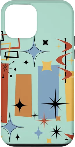 Vista 16 de Retro Mid Century Modern MCM Vibe Aesthetic Kitsch Art Case for iPhone 17