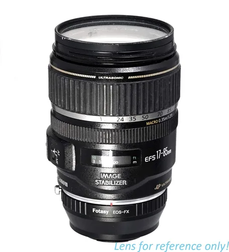 Vista 3 de Fotasy Cañón manual EF EF-S adaptador de lente a Fuji X, adaptador de montaje EOS EF a X, compatible con Fujifilm X-Pro1 X-Pro2 X-Pro3 X-E2 X-E3