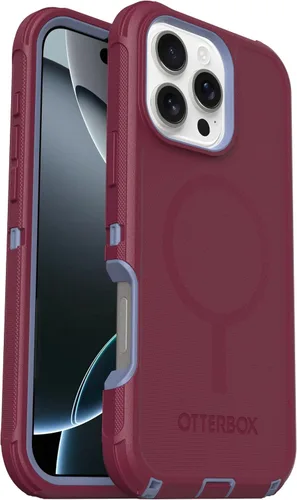 Vista 23 de OtterBox - Funda para iPhone 16, serie Defender, color azul (Baby Blue Jeans)