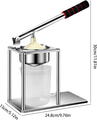 Vista 7 de Exprimidor manual de cítricos - Exprimidor manual de naranja y exprimidor de mano, exprimidor de frutas cítricas Prensa comercial de cítricos