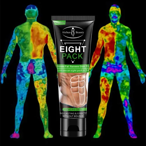 Vista 7 de AICHUN BEAUTY Paquete de ocho para hombres cintura fuerte Torso masculino líneas suaves prensa fitness vientre quemar grasa muscular quitar renueva