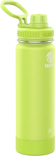 Vista 31 de Takeya Actives Botella de Agua con Tapa de Boquilla, Botella con Doble Aislamiento de Acero Inoxidable, Apta para Lavavajillas y Sin BPA, Botella