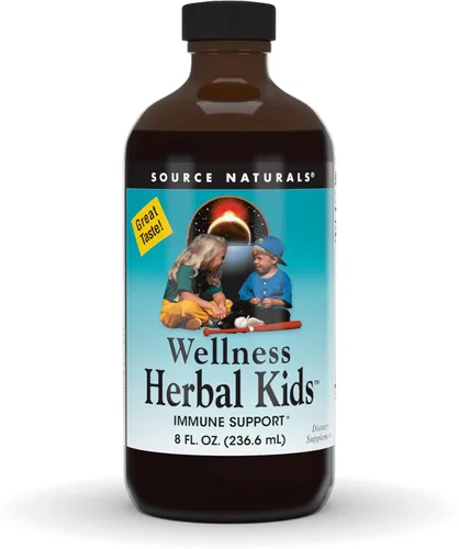 Vista 5 de Source Naturals Wellness Herbal Kids, para el apoyo del sistema inmunológico* - 2 onzas líquidas