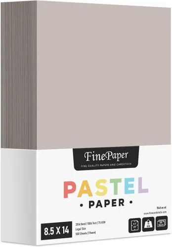 Vista 9 de Papel de color pastel azul – Ideal para artes y manualidades e impresión de papelería – 8.5 x 14 pulgadas (tamaño menú/legal) – Bono de 20 libras
