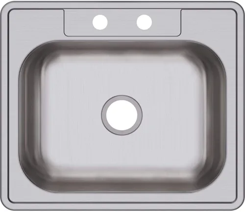 Vista 27 de Elkay D11515 Dayton Fregadero de Cocina de Acero Inoxidable de 15" con Instalación Empotrada de Una Sola Cubeta - 1 Orificio para Grifo