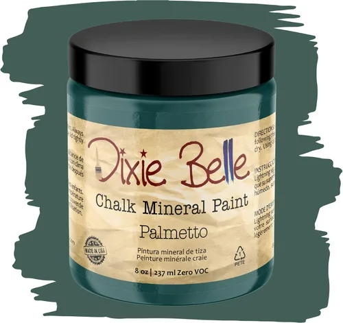 Vista 359 de Pintura para muebles con acabado de tiza Dixie Belle Paint Company - Amatista (4oz) - Pintura mineral de tiza chic púrpura profundo mate