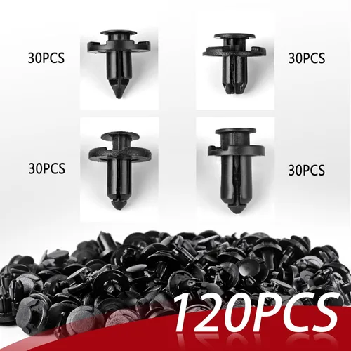 Vista 8 de UNIGT Clips de retención tipo empuje para forro de guardabarros compatibles con Nissan/Infiniti, remplaza 01553-05323, 01553-09321, 01553-09241
