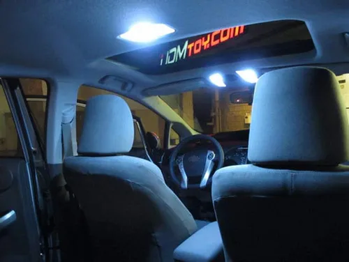 Vista 4 de iJDMTOY Paquete interior de luces LED SMD de alta calidad, compatible con Mazda3 Mazdaspeed3 2010-2013, blanco xenón