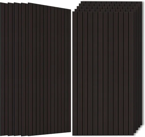 Vista 40 de Paquete de 4 paneles acústicos absorbentes de sonido, 47.2"x23.6" (47.2 x 23.6 pulgadas) paneles de amortiguación de sonido, paneles decorativos