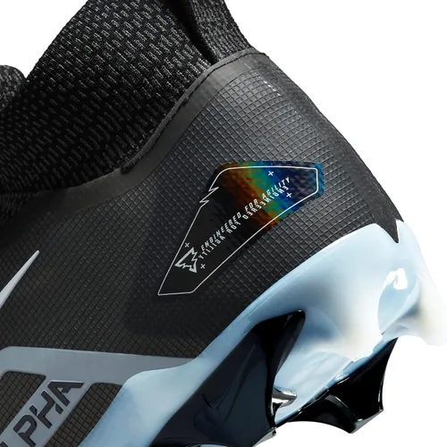 Vista 9 de Nike Alpha Menace Elite 3 BlancoGris PartículaAmarillo OptiNegro Botas de fútbol para hombre.