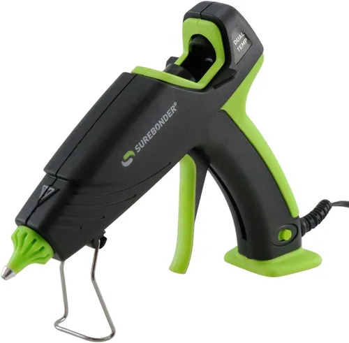 Vista 2 de Surebonder Pistola de pegamento caliente con apagado automático, temperatura dual, 1.5 veces la potencia de las pistolas de pegamento