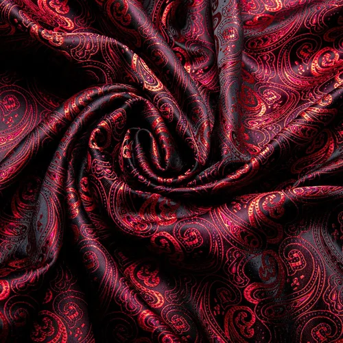 Vista 4 de Dubulle Camisa de vestir para hombre, diseño floral de cachemira, camisas de manga larga para hombre, camisas casuales con botones, traje formal