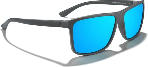 Vista 5 de MERRY'S Gafas de sol deportivas polarizadas rectangulares para hombres y mujeres, ciclismo, conducción, pesca, protección UV400, S8225