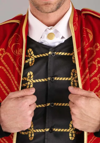 Vista 3 de Disfraz de Maestro de Ceremonias Elegante para Hombre Multicolor
