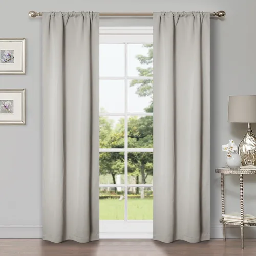 Vista 17 de Superior Cortinas opacas, oscurecimiento de habitación, dormitorio, cortinas, cocina, detalles de ventana de sala de estar, bloqueo solar, térmico