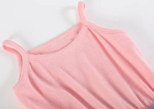 Vista 3 de BGIRNUK Vestido tutú para niñas pequeñas, con mangas con vuelo, sin mangas, vestido de tul de princesa, vestido de fiesta vintage para niñas pequeñas