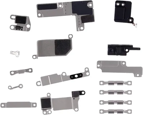 Vista 3 de Piezas internas de cubierta de placa de metal para iPhone 7Plus, reemplazo de soporte que incluye juego completo de tornillos y kit de herramientas