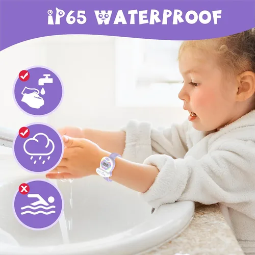 Vista 8 de NN BEN NEVIS Reloj de entrenamiento para ir al baño, temporizador para ir al baño y luces LED coloridas, ayuda para entrenamiento de inodoro