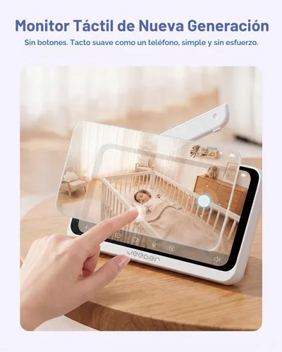 Vista 11 de WiFi Baby Monitor with 6.5" Touchscreen, 4MP Camera, 5X Zoom White