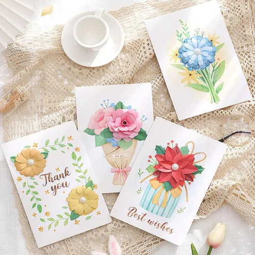 Vista 5 de Cartulina blanca de 4 x 6 pulgadas, paquete de 50 tarjetas de índice de peso pesado de 110 libras/300 GSM, papel grueso para postales, invitaciones