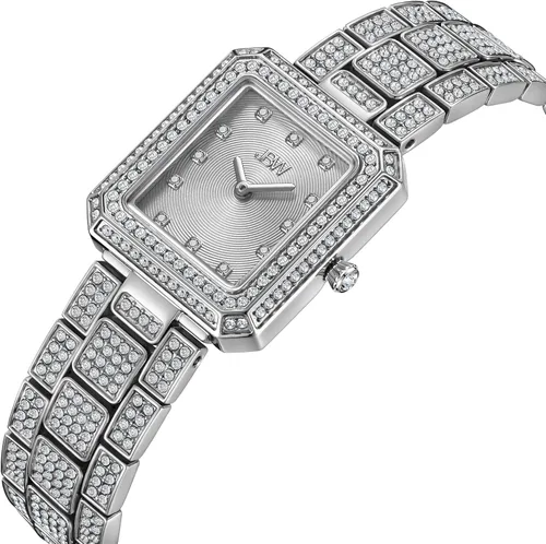 Vista 2 de JBW Reloj de diamantes Arc de 0.06 ctw para mujer J6390B, Plateado