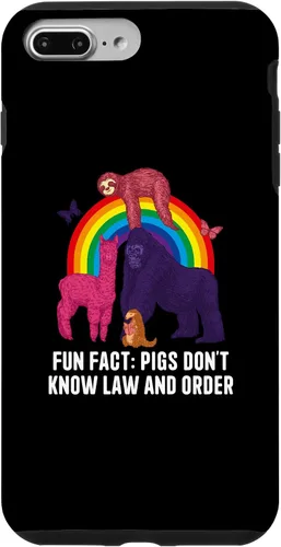 Vista 9 de iPhone 15 Pigs Dont Know Law and Order Funny Animal Pun Humor Case
