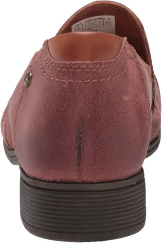 Vista 3 de Cobb Hill Crosbie - Mocasines sin cordones para mujer, Rojo, 7 ancho