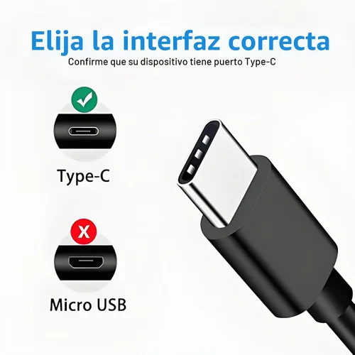 Vista 2 de Cargador rápido para Samsung Galaxy A17 A16 A15 A14 A36 A35 A32 A56 A55 A54
