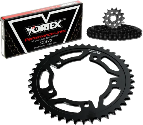 Vista 4 de Vortex CK6291 Kit de cadena y piñón, negro