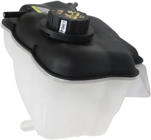 Vista 3 de Evan Fischer Depósito de refrigerante compatible con Ford Mustang 2011-2014 con tapa FO3014120