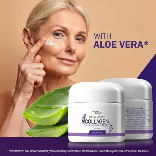 Vista 6 de Pro Nuu Derma Cream - 2 meses de suministro de crema antienvejecimiento antiarrugas - Nuestra mejor crema hidratante antienvejecimiento para mujeres