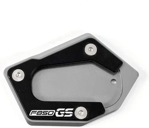 Vista 5 de SCUUBE for BMW F850GS F 850 GS 2018-2020 Motorcycles Kickstand Foot Side Stand Enlarger Plate Extension Pad CNC Support Plate Extension